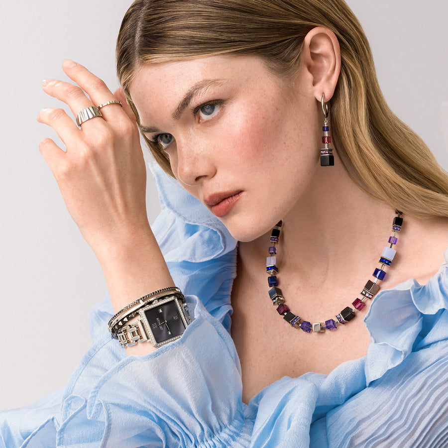 GeoCUBE® Precious Statement Halskette Blue Moon