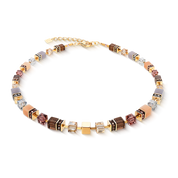 GeoCUBE® Precious Statement Halskette golden Blush von COEUR DE LION