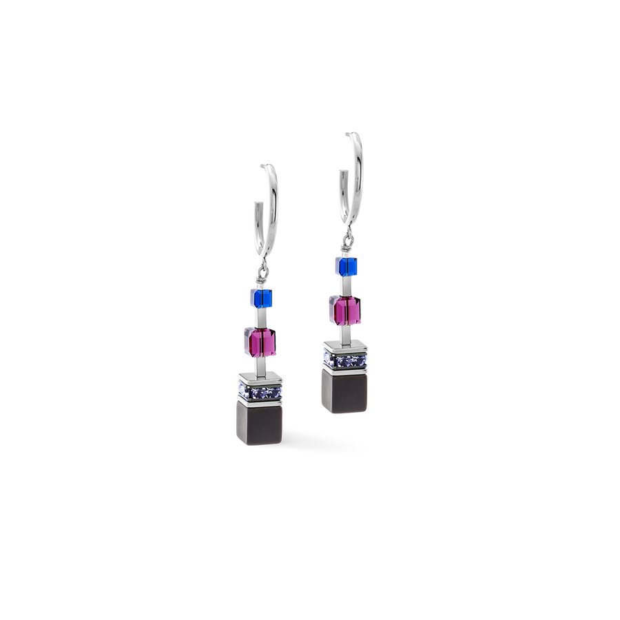 GeoCUBE® Precious Statement Ohrringe Blue Moon