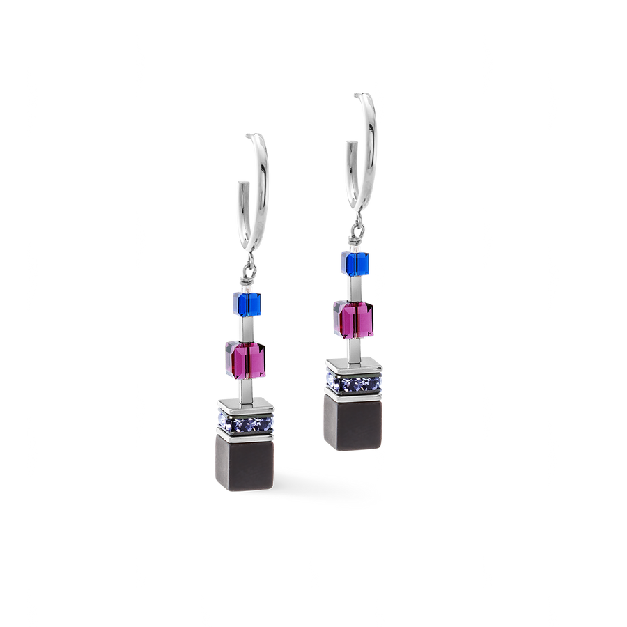 GeoCUBE® Precious Statement Ohrringe Blue Moon