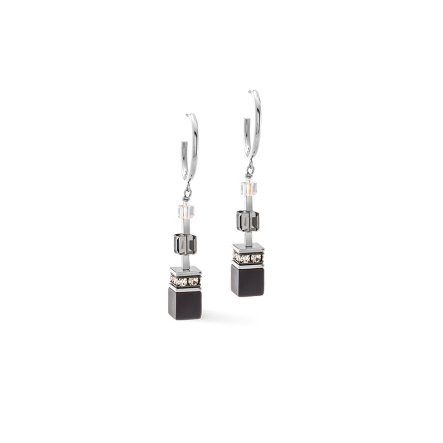 GeoCUBE® Precious Statement Ohrringe Crystal Shadow