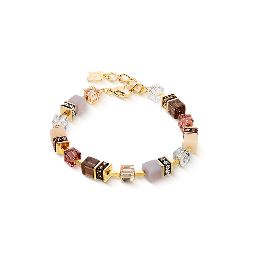 GeoCUBE® Precious Statement Armband golden Blush