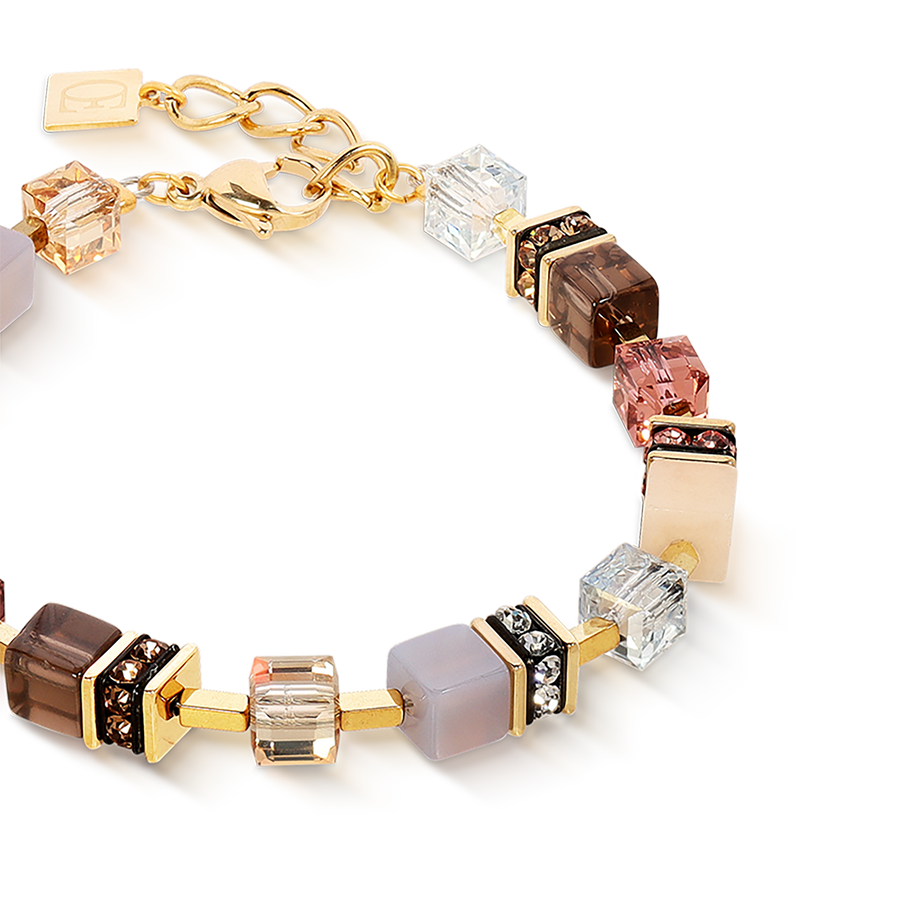 GeoCUBE® Precious Statement Armband golden Blush