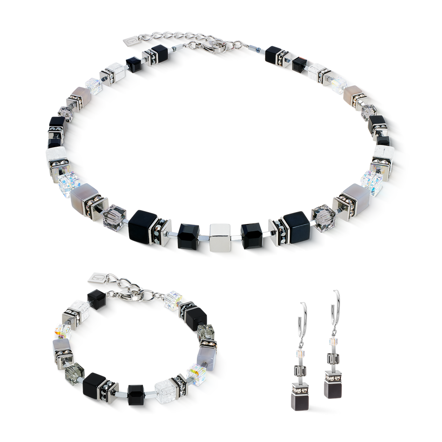 GeoCUBE® Precious Statement Armband Crystal Shadow