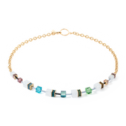 GeoCUBE® Iconic Precious Chain Halskette gold-multicolor von COEUR DE LION