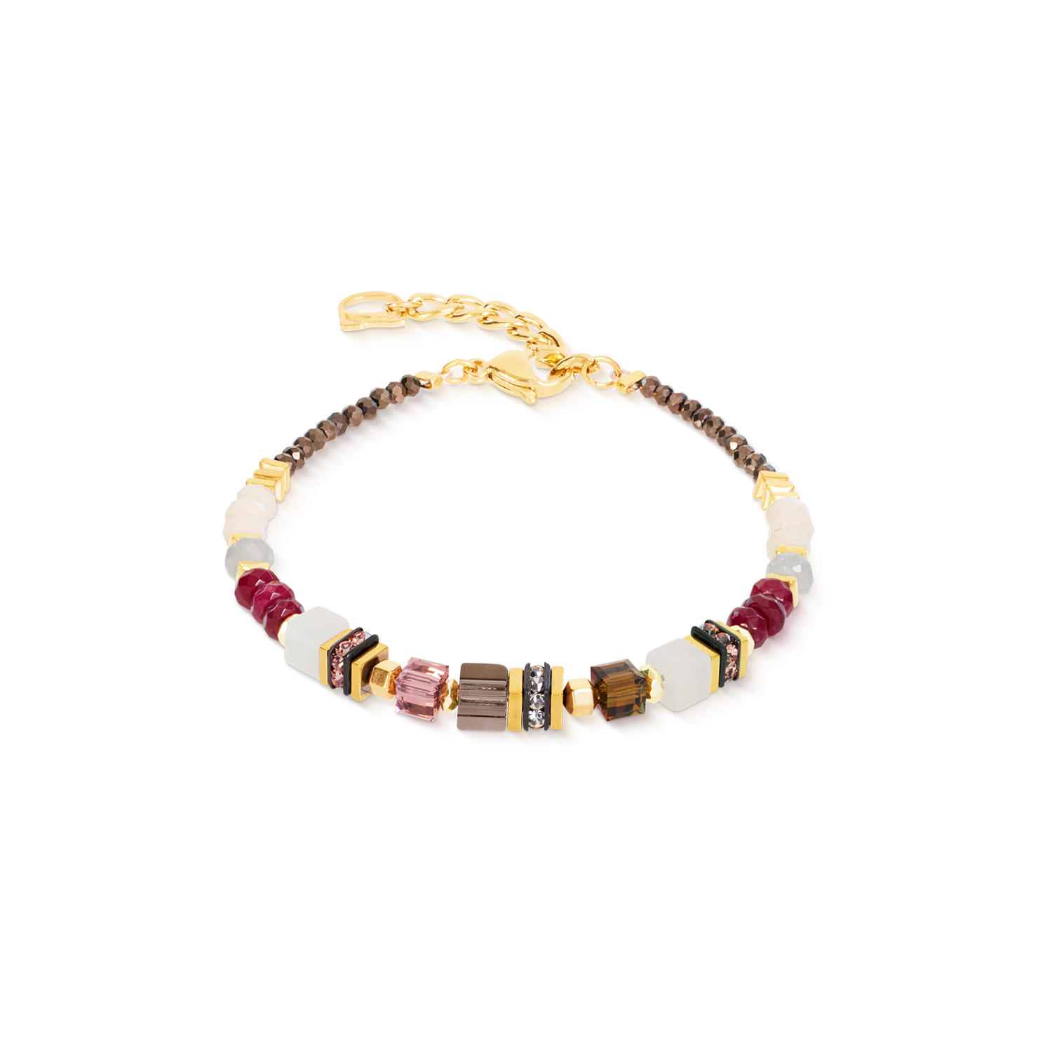 GeoCUBE® Precious Grace Armband Rose Smoke