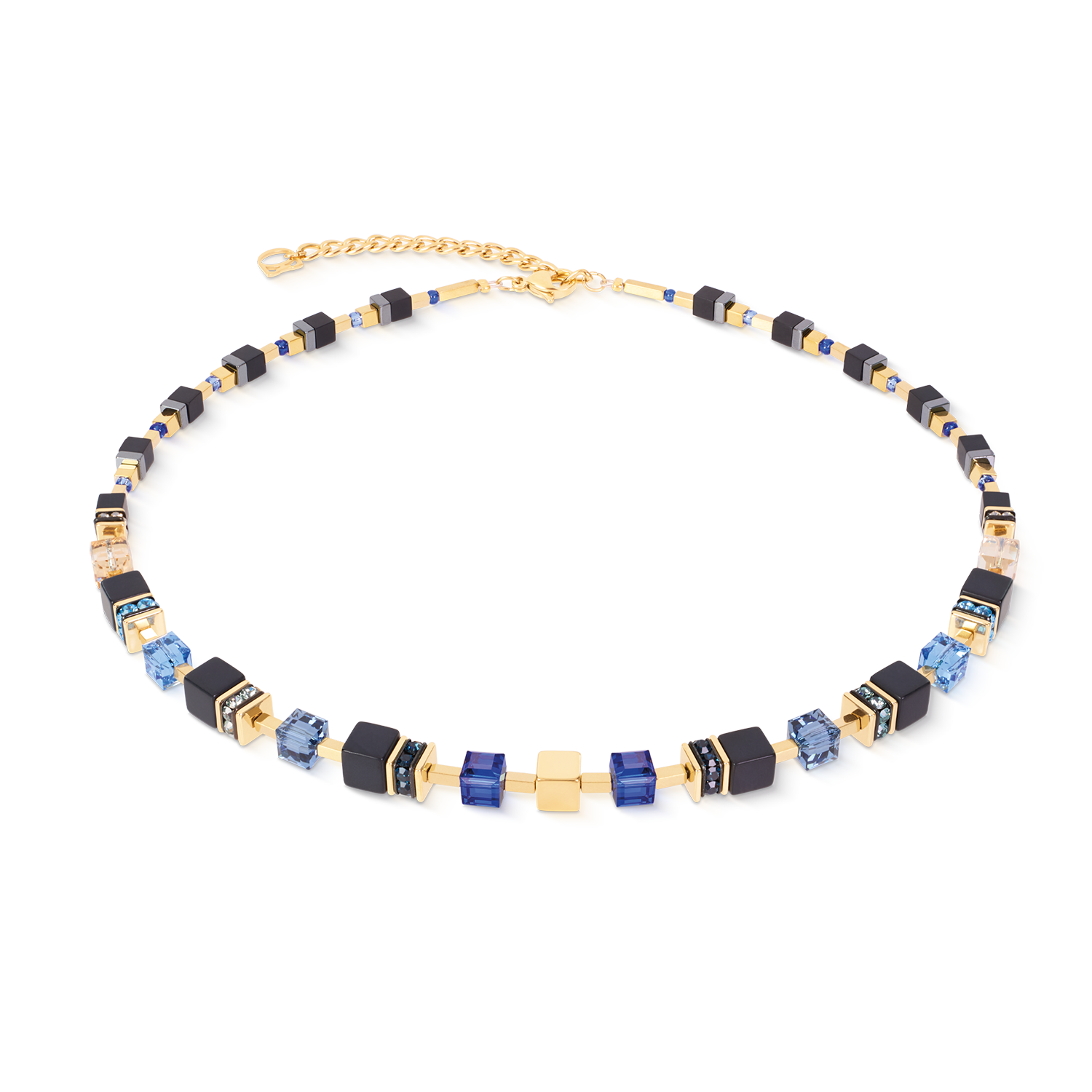 GeoCUBE® Precious Classic Halskette Midnight Blue