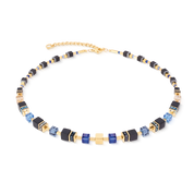 GeoCUBE® Precious Classic Halskette Midnight Blue von COEUR DE LION