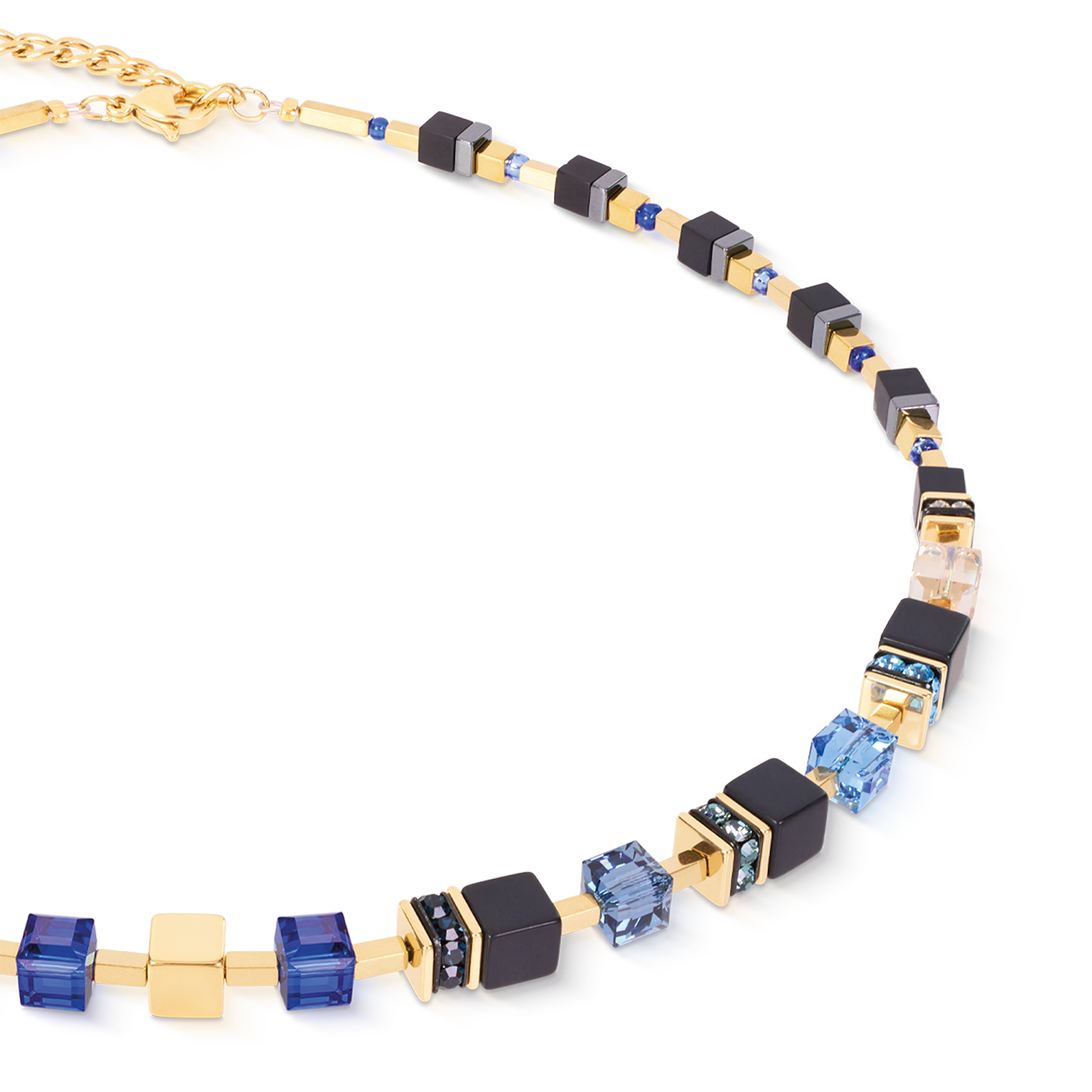GeoCUBE® Precious Classic Halskette Midnight Blue