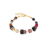 GeoCUBE® Precious Classic Armband Ruby Noir