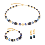 GeoCUBE® Precious Classic Armband Midnight Blue von COEUR DE LION – im Set mit passenden Schmuckstücken
