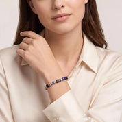 COEUR DE LION GeoCUBE® Precious Classic Armband Midnight Blue – am Model