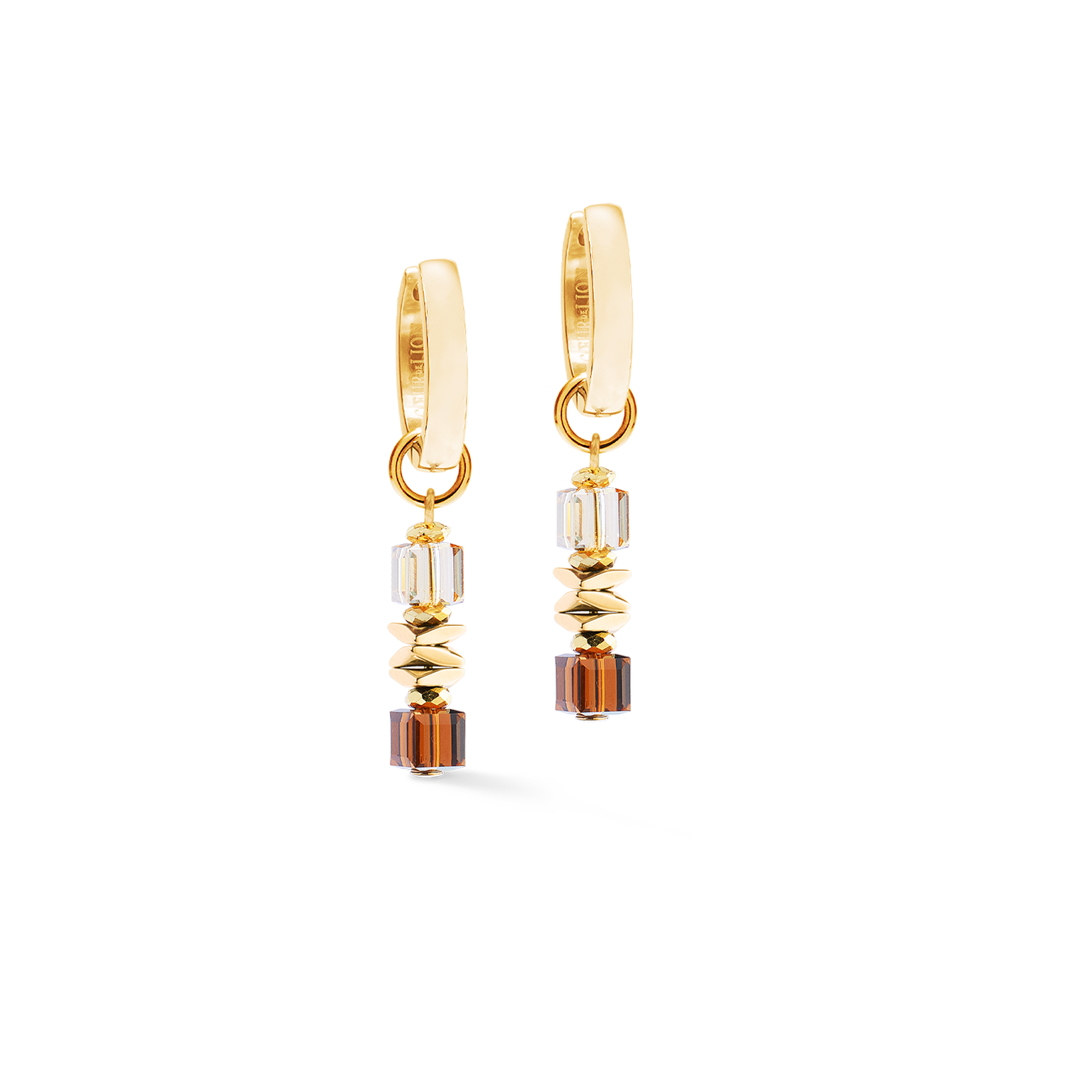 Creole Wave Cube Flow gold-braun von COEUR DE LION – Detailaufnahme