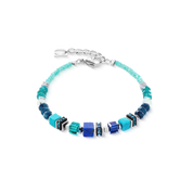 Armband Wave Precious Flow silber-teal von COEUR DE LION