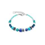 Armband Wave Precious Flow silber-teal