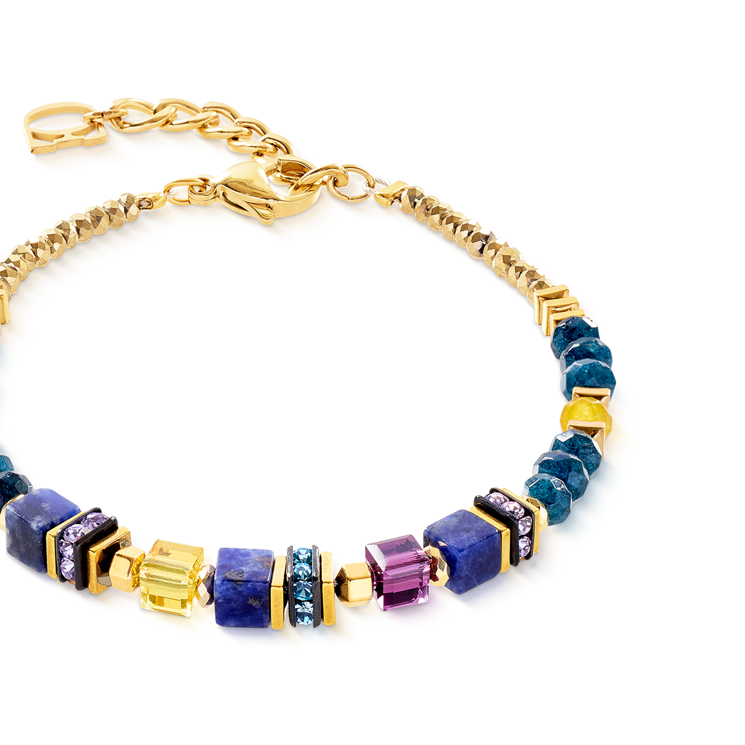Armband Wave Precious Flow gold-energy von COEUR DE LION – Detailaufnahme