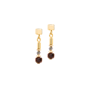 Ohrstecker Cube Balance Golden Hazel von COEUR DE LION