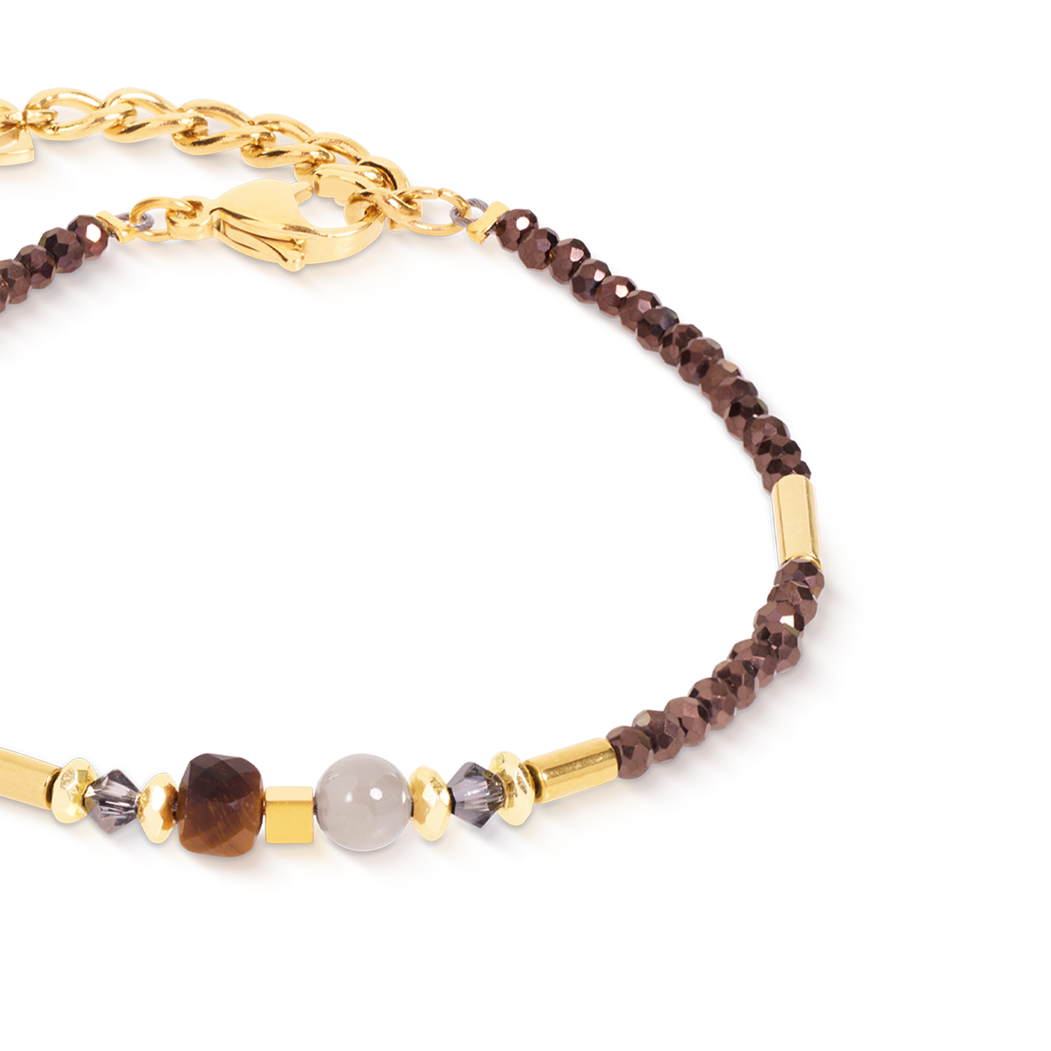 Armband Cube Balance Golden Hazel