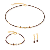 Armband Cube Balance Golden Hazel von COEUR DE LION – im Set mit passenden Schmuckstücken