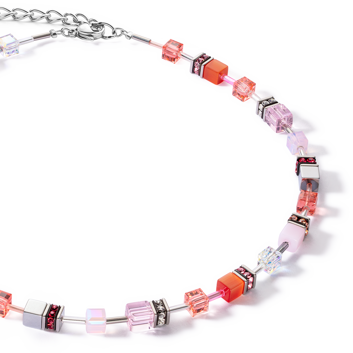 GeoCUBE® Iconic Joyful Colours Halskette rot