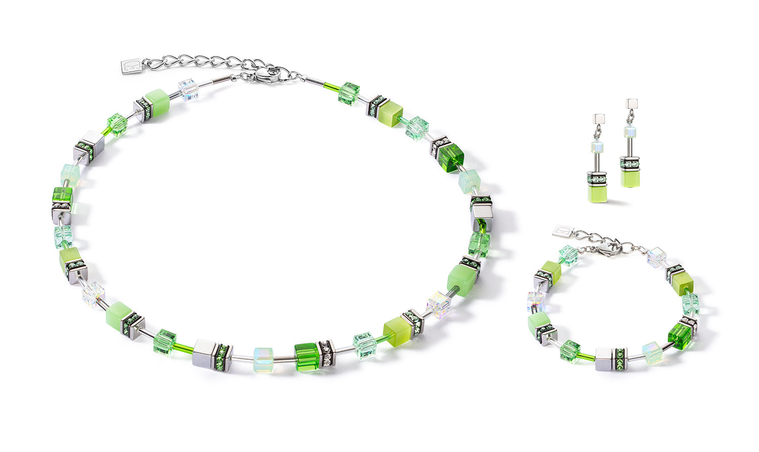 GeoCUBE® Iconic Joyful Colours Ohrstecker grün