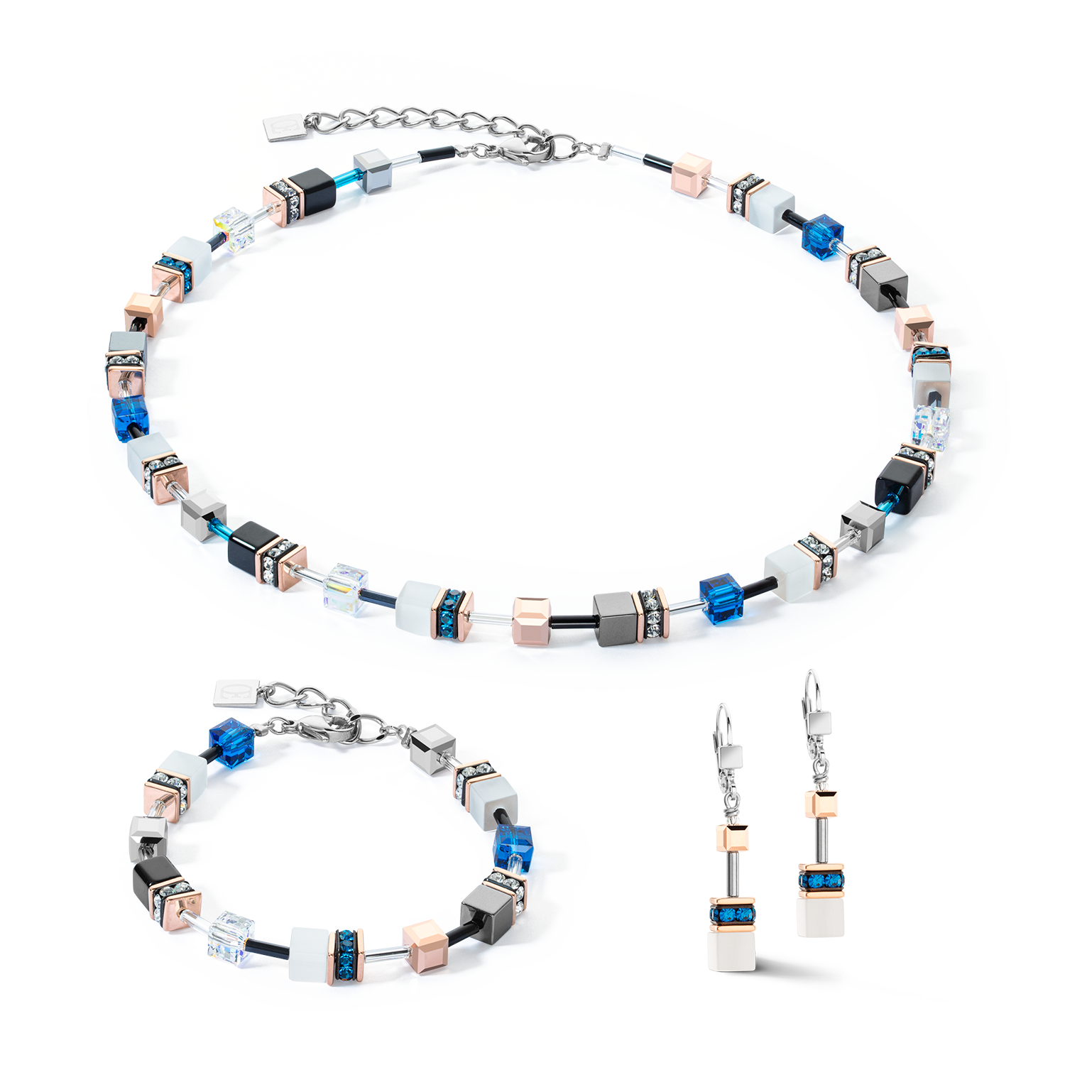 GeoCUBE® Iconic Armband Capri Blau