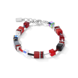 GeoCUBE® Armband rot-hämatit