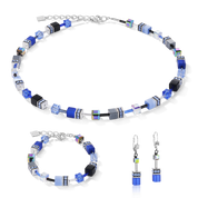 GeoCUBE® Armband kobaltblau von COEUR DE LION – im Set mit passenden Schmuckstücken