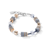 GeoCUBE® Armband eisblau