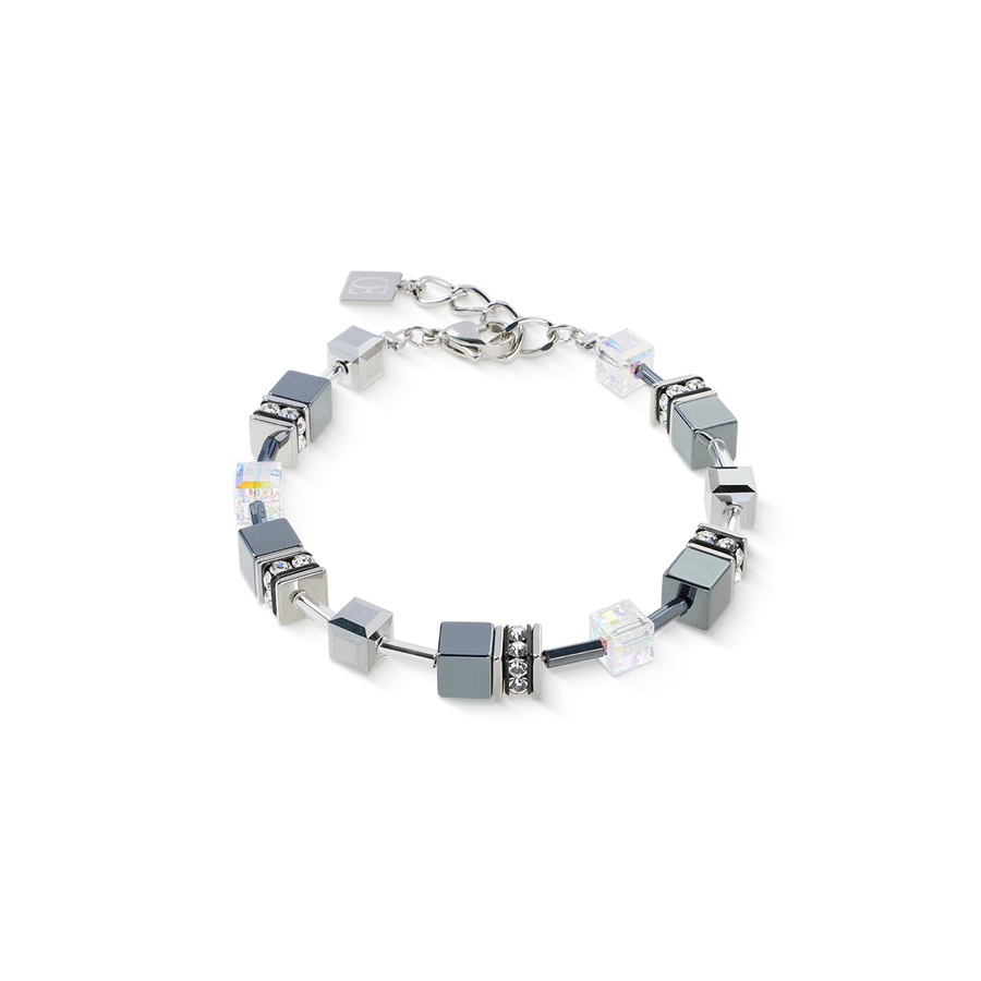GeoCUBE® Armband platinum