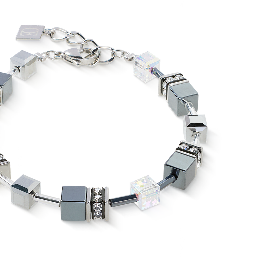 GeoCUBE® Armband platinum