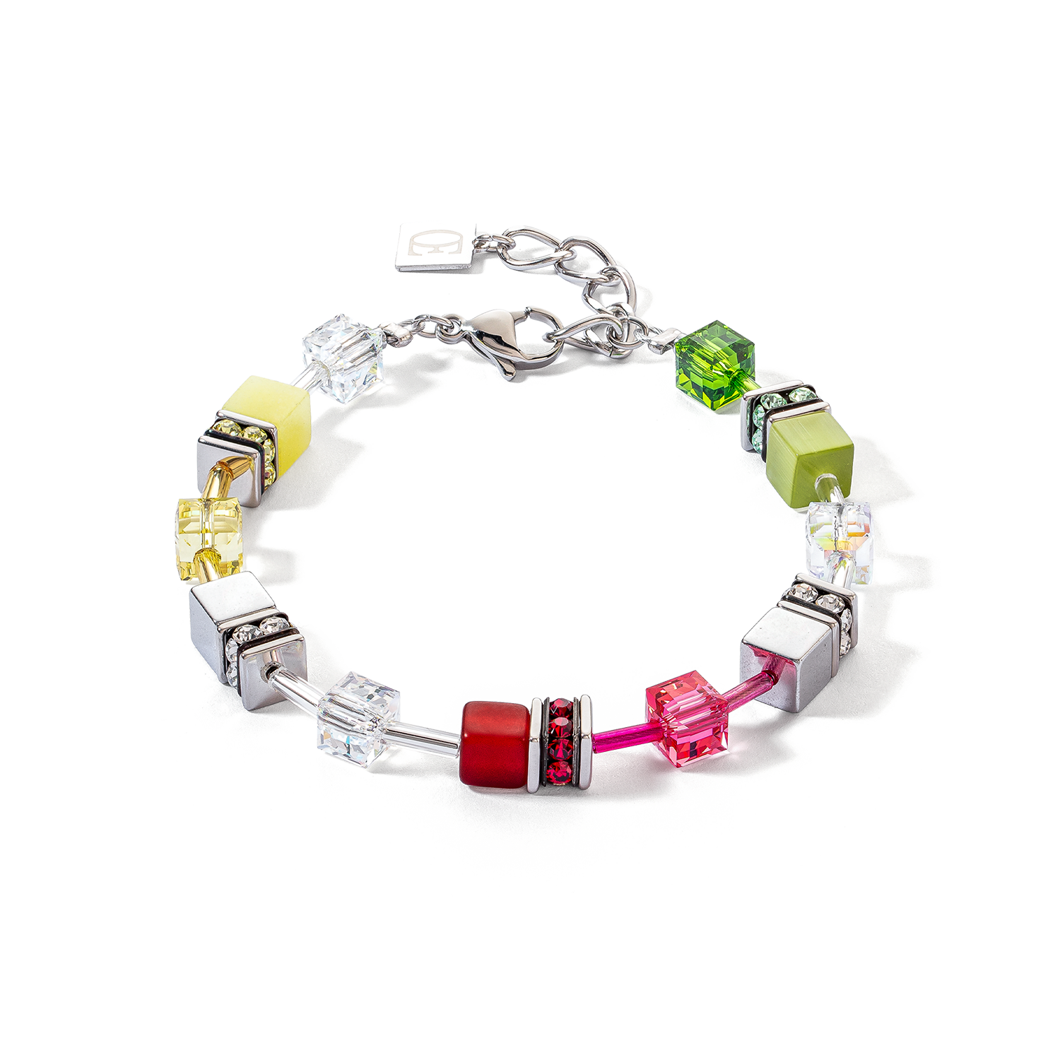 GeoCUBE® Iconic Armband rot-grün