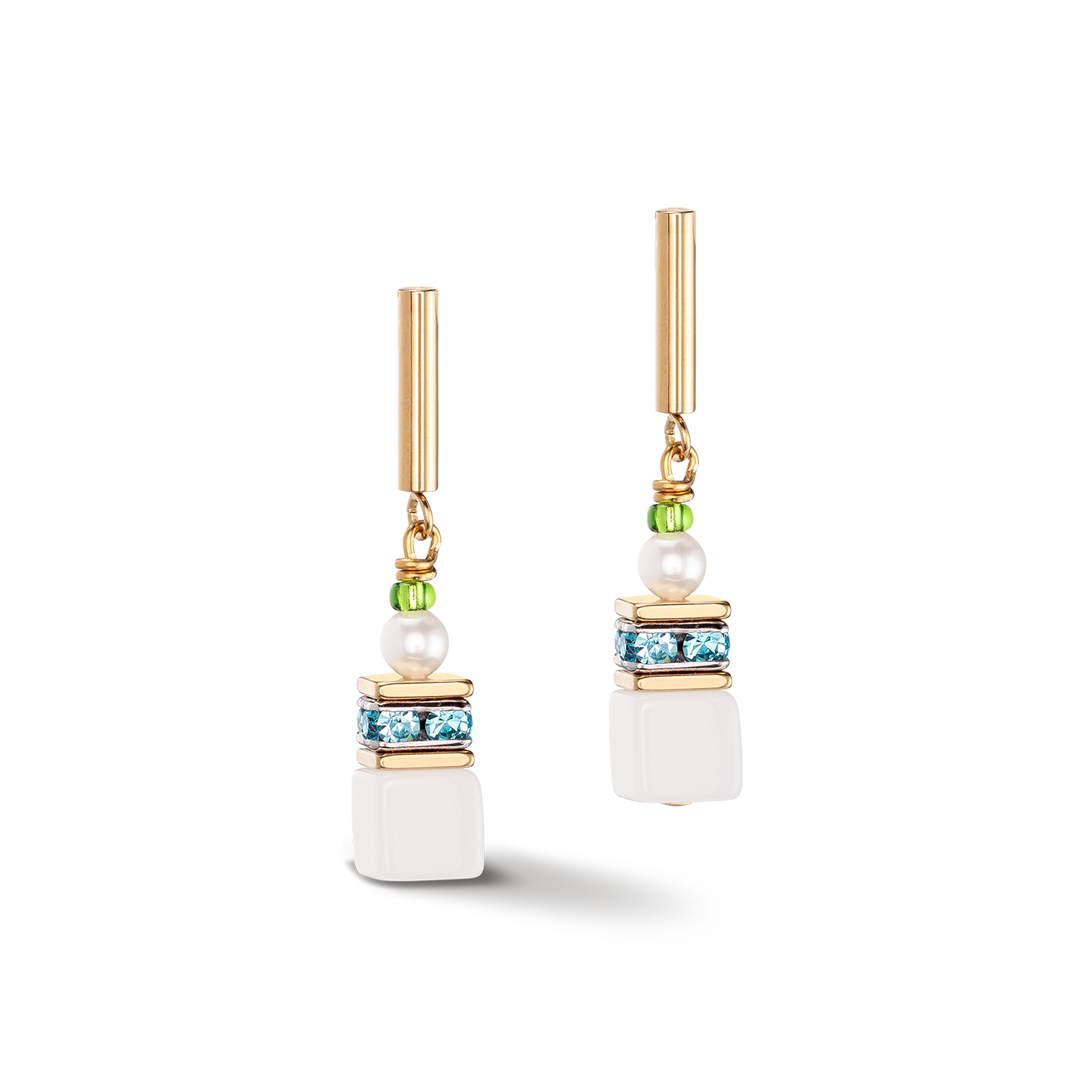 GeoCUBE® Fusion Pearls Ohrringe multicolor