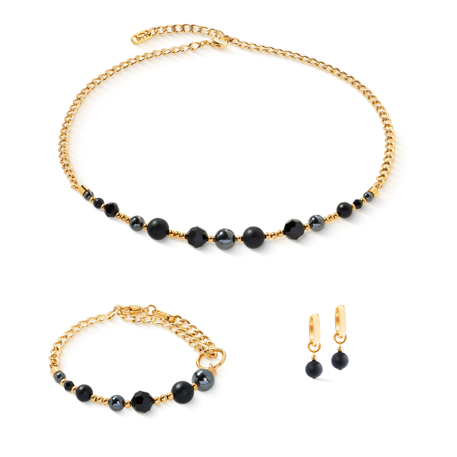 Creole Pure Spheres gold-schwarz