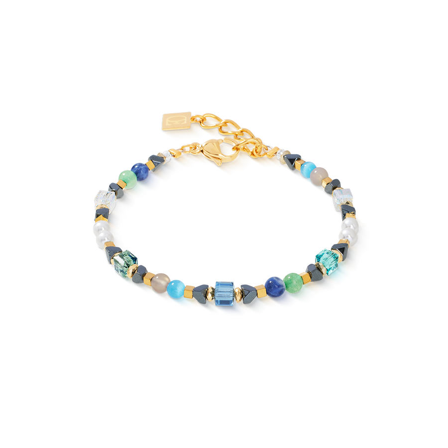Armband Precious Shape Mix grün-türkis