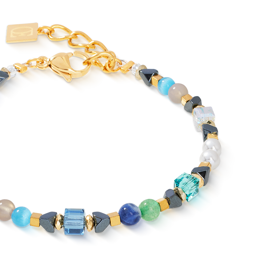 Armband Precious Shape Mix grün-türkis