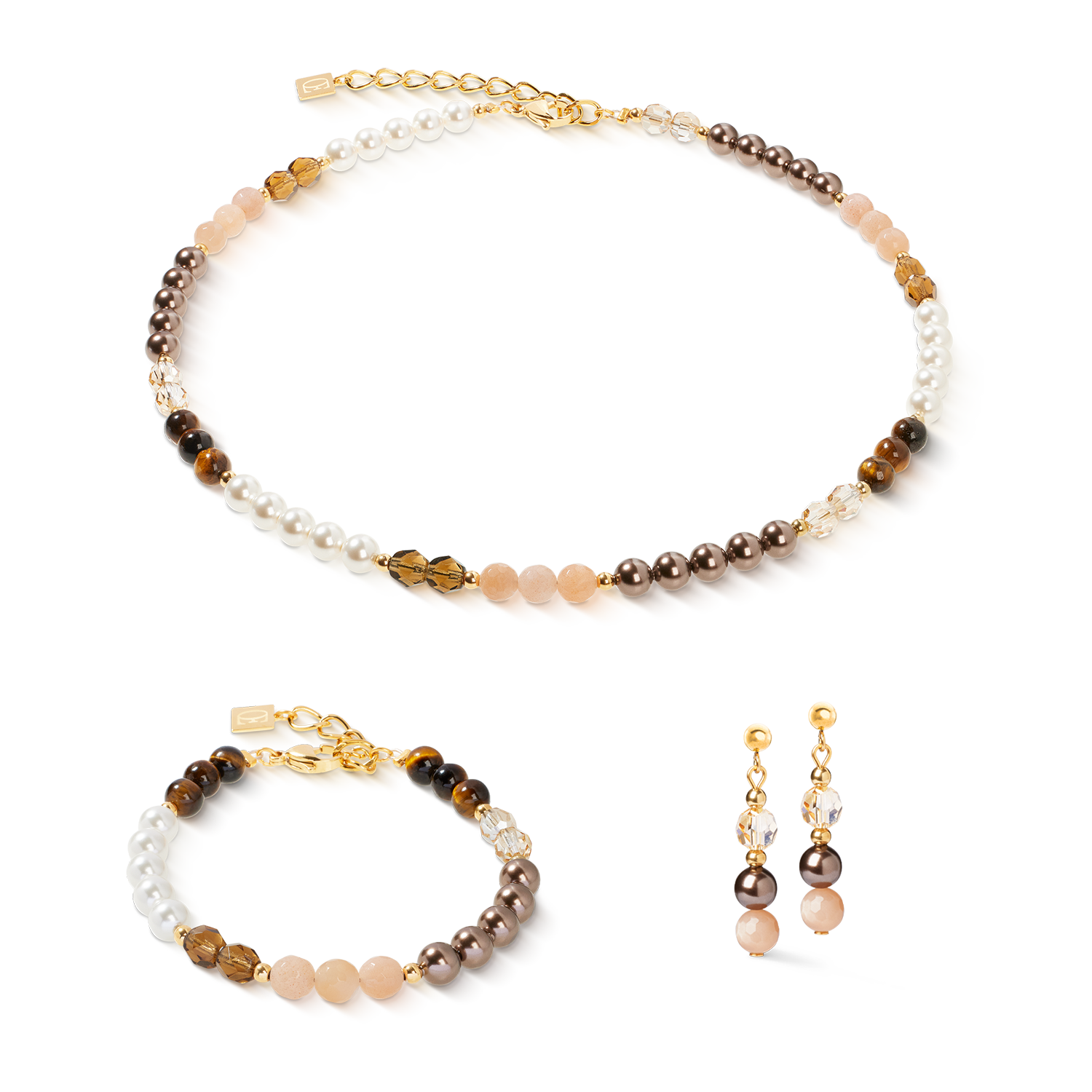Armband Precious Elysia gold-braun