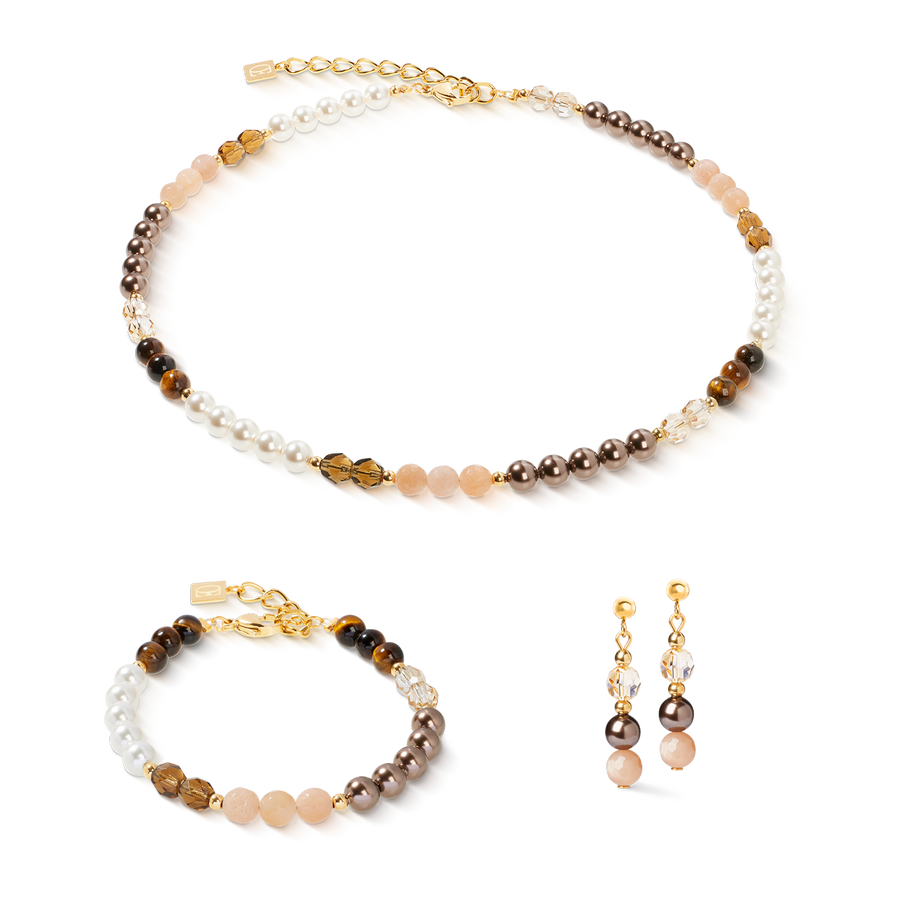 Armband Precious Elysia gold-braun