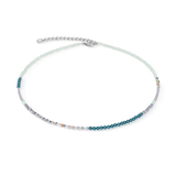 Halskette Fusion Offset Graphic grün-petrol