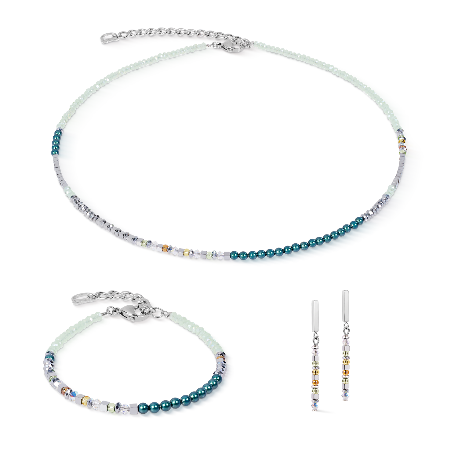 Armband Fusion Offset Graphic grün-petrol
