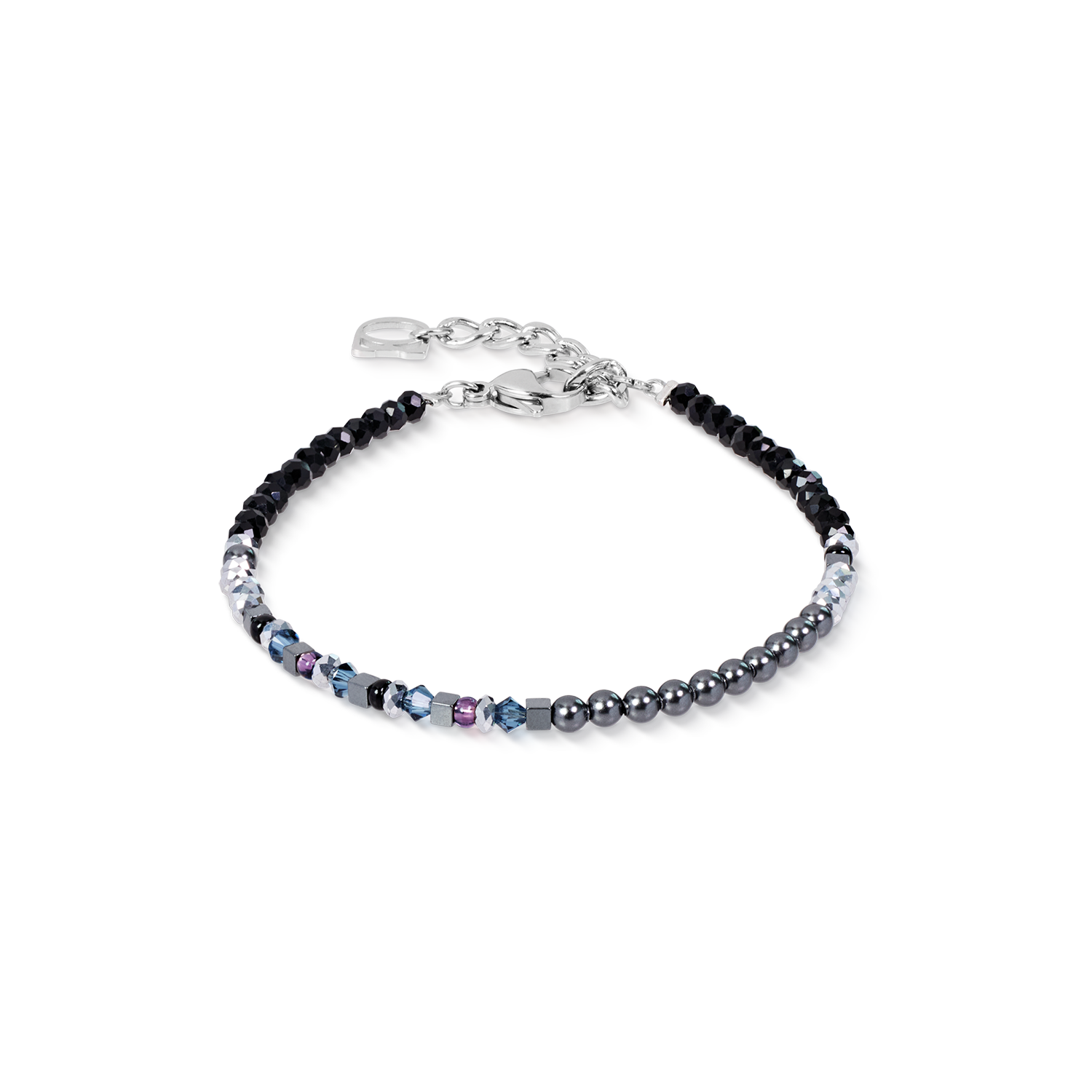Armband Fusion Offset Graphic grau-schwarz