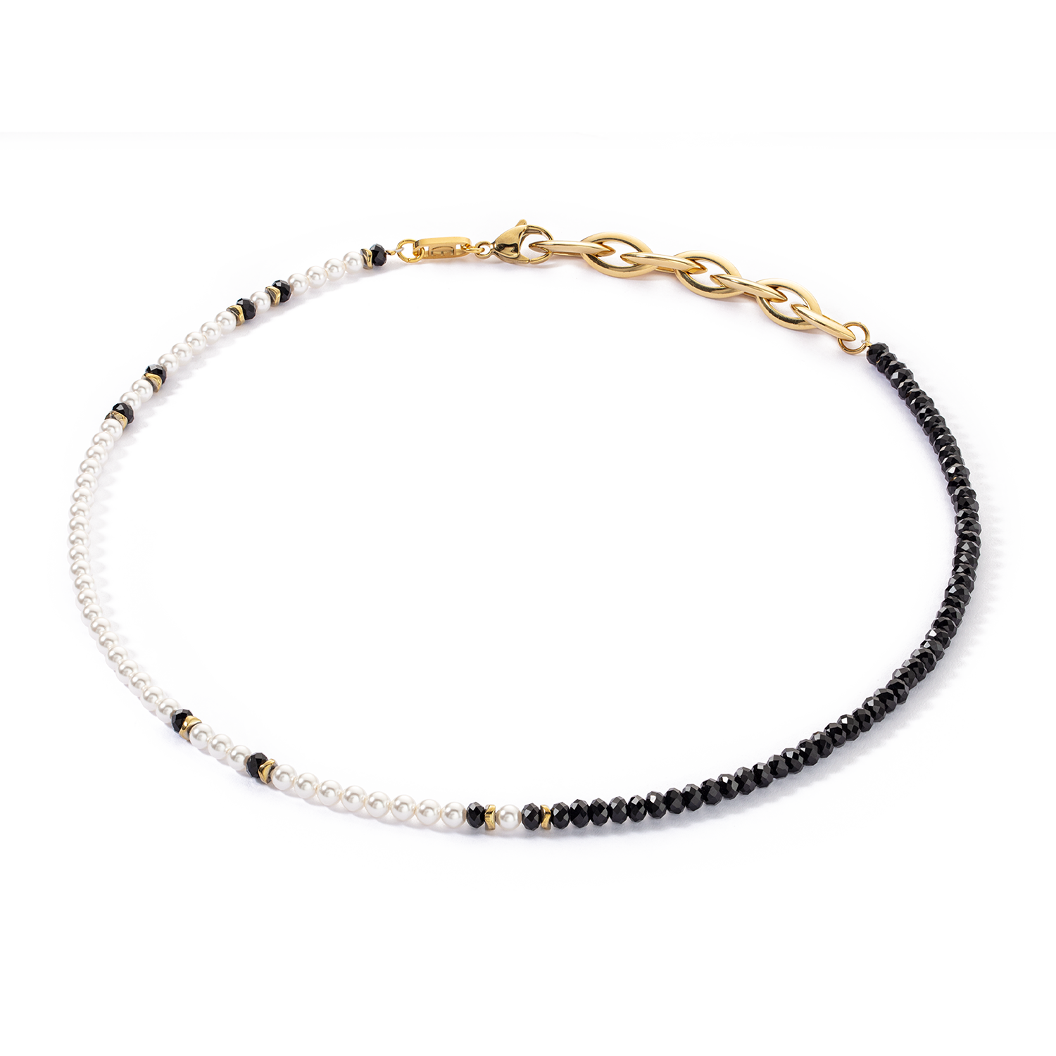 Princess Pearls Trinity Halskette gold