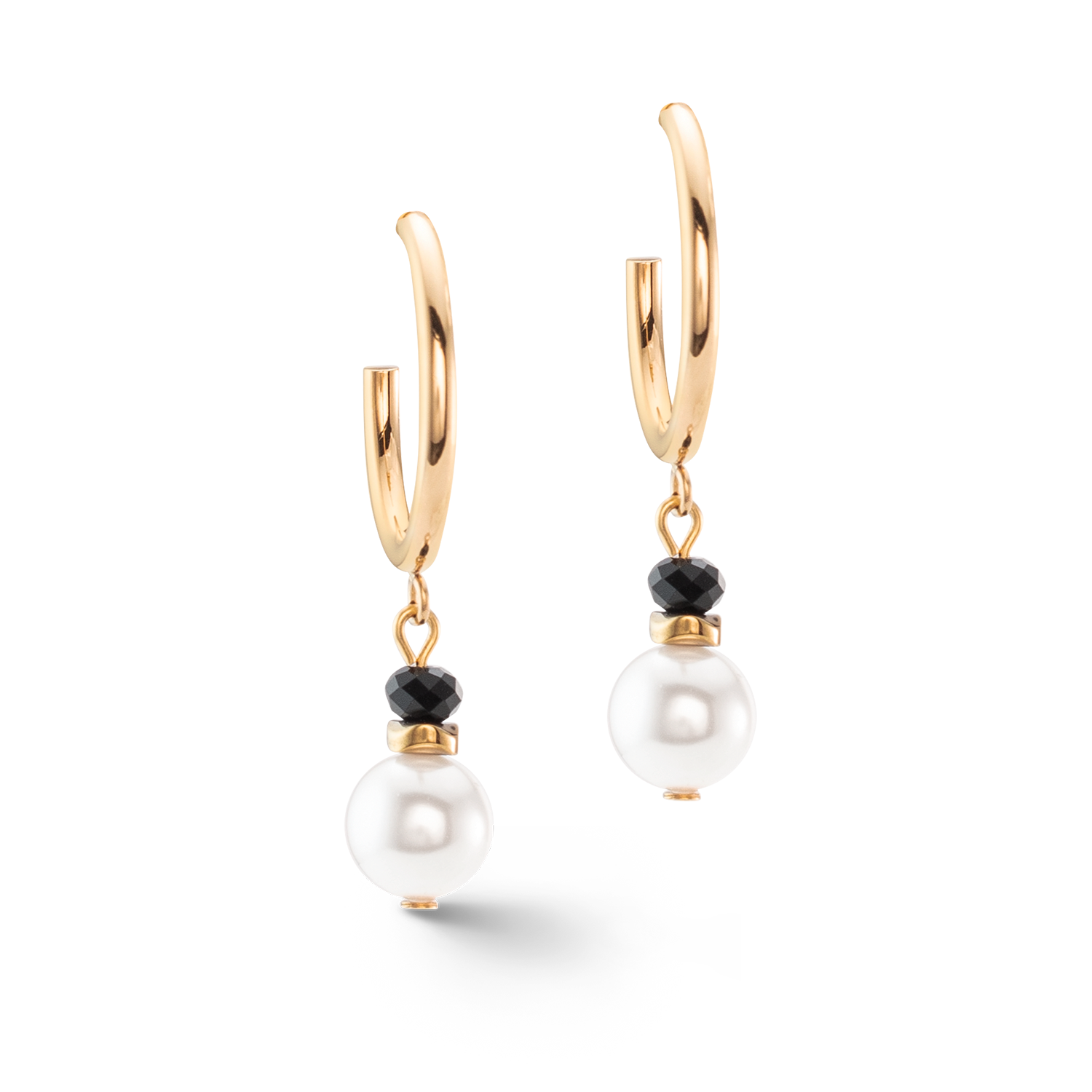 Princess Pearls Trinity Creolen gold