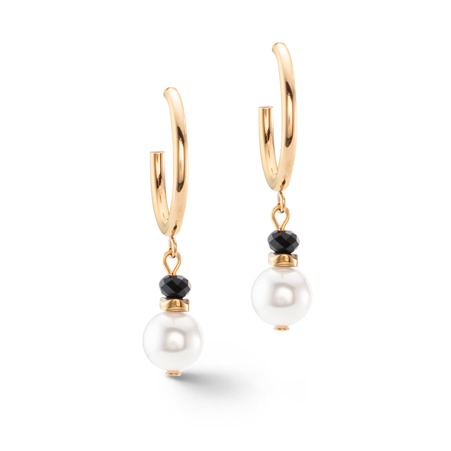 Princess Pearls Trinity Creolen gold