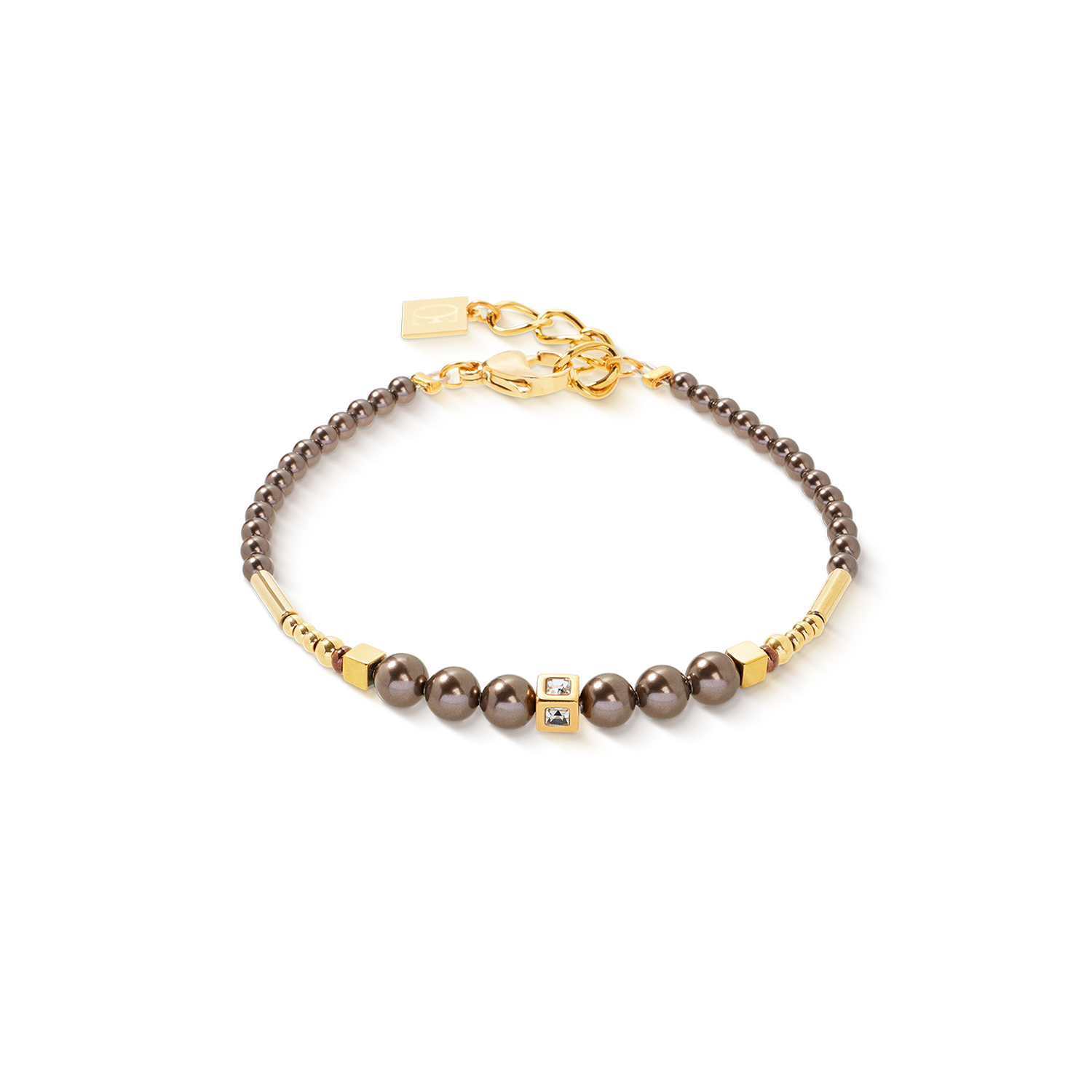 Armband Shimmering Princess Pearls gold-braun
