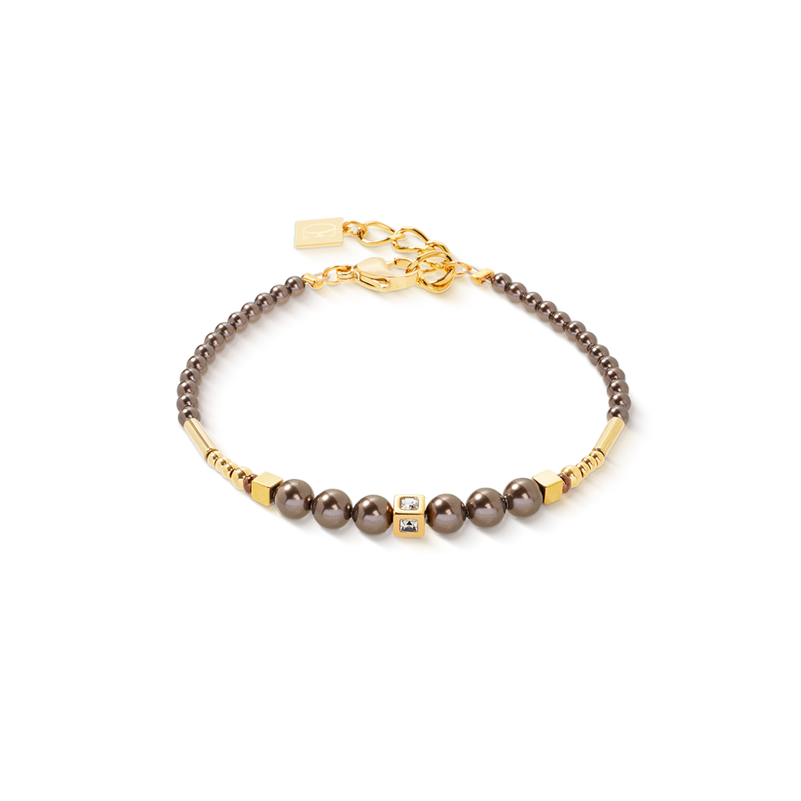 Armband Shimmering Princess Pearls gold-braun
