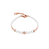 Armband Shimmering Princess Pearls roségold-weiß