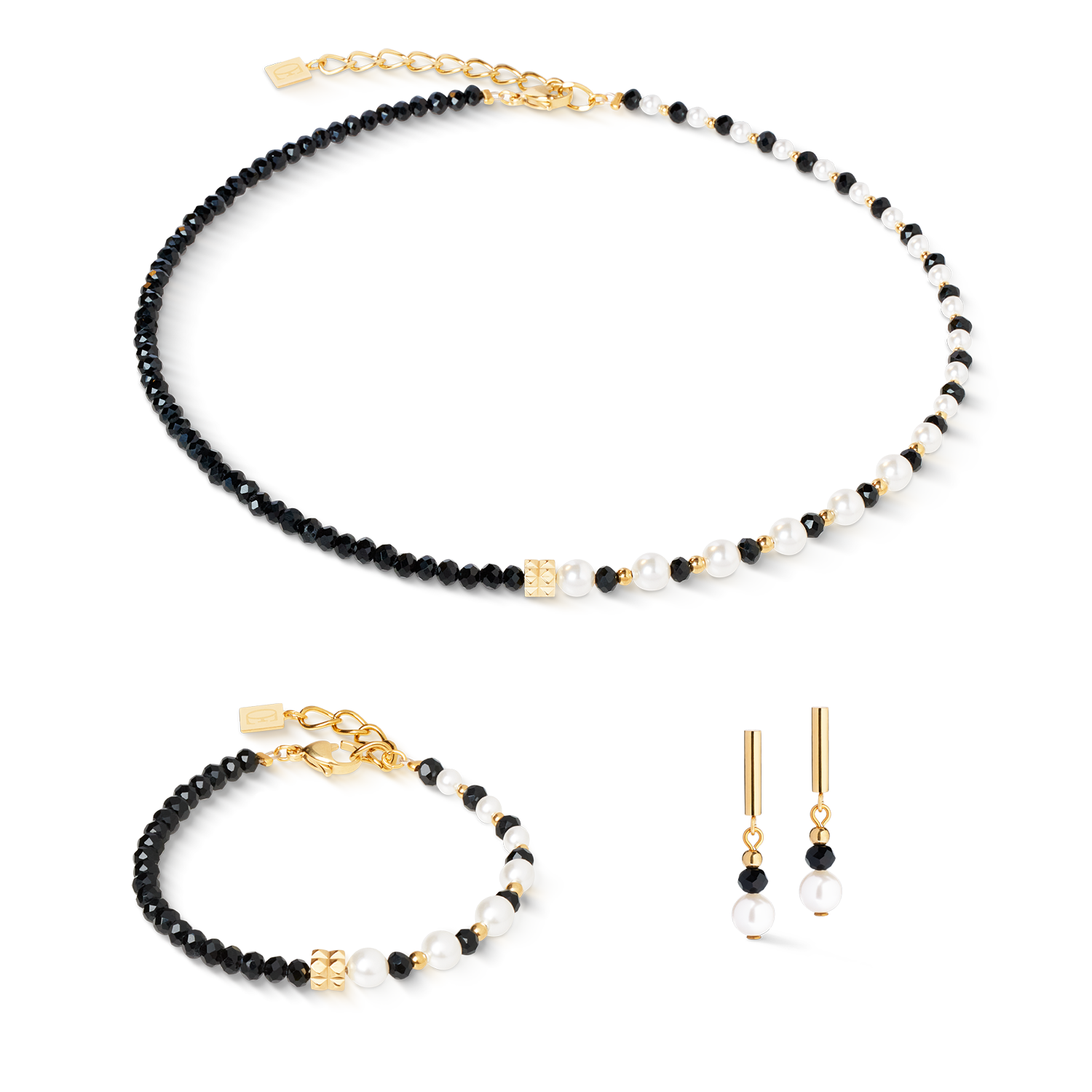 Armband Trinity Spikes gold