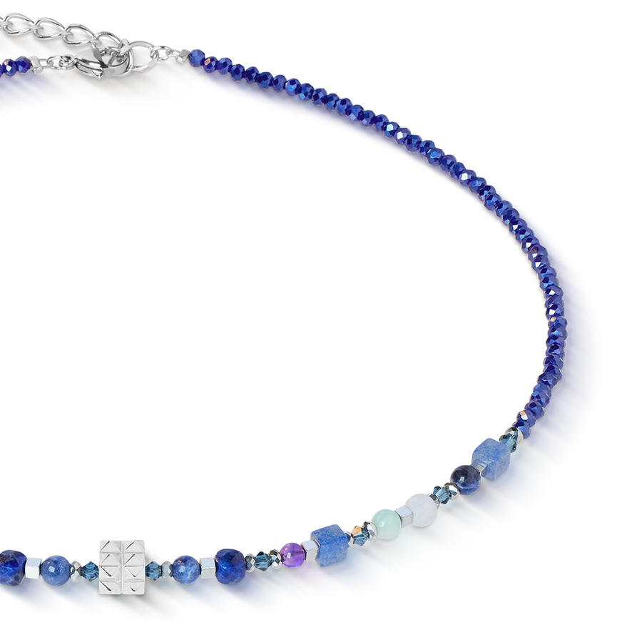 Halskette Shape Mix Spikes Blue Moon