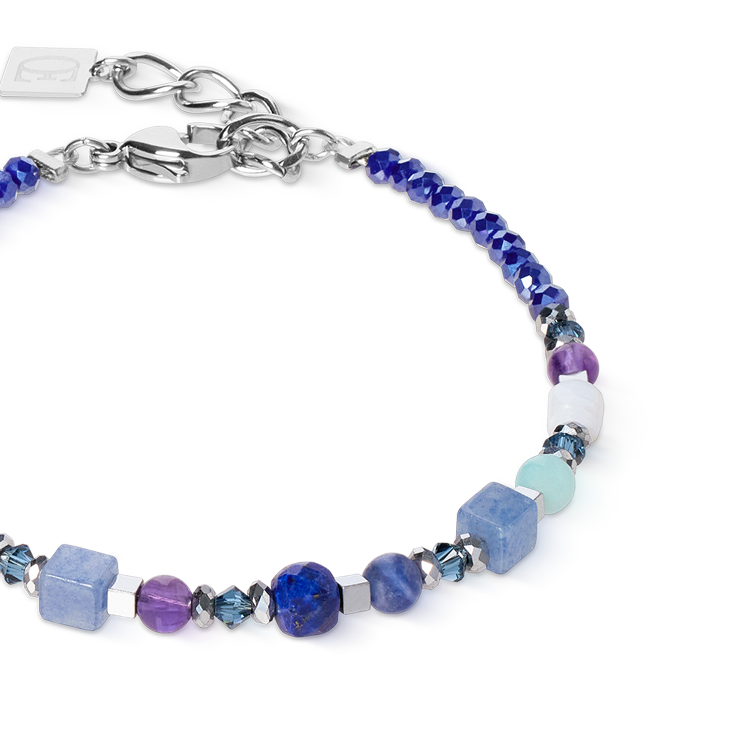 Armband Shape Mix Spikes Blue Moon